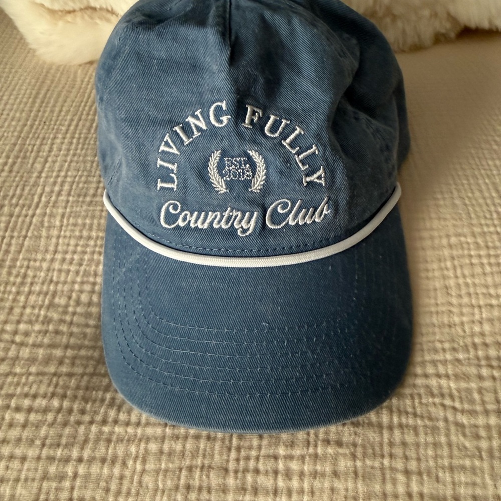 Living Fully Country Club Blue Cap